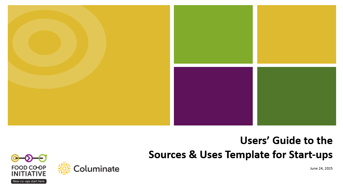Sources & Uses Guide cover