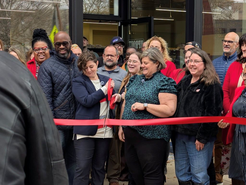 Uproot Market & Eatery ribbon cutting