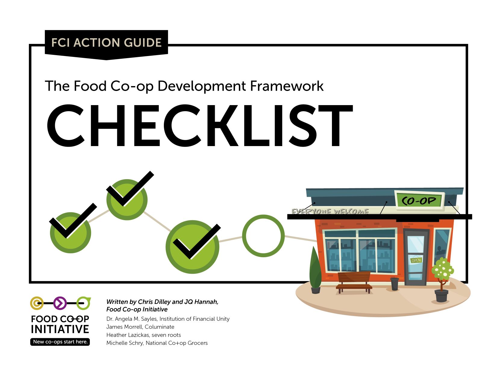 The cover of the Framework Checklist Action Guide